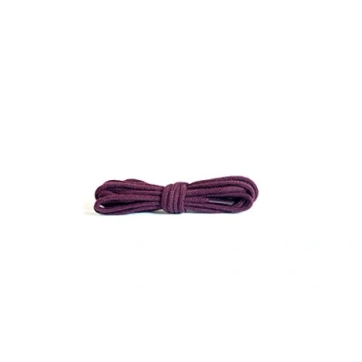 Abbildung von Kaps runde dünne Schnürsenkel, 2 mm breit, 100% Baumwolle, hochwertige Qualität für Freizeit und Modeschuhe 1x Paar (90 cm 5 to 6 Ösenpaare),lila