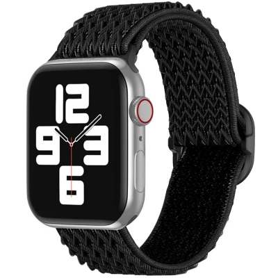 Abbildung von LifeProof Apple Watch Armband Stoff Schwarz Geeignet für Series 1 9 / SE