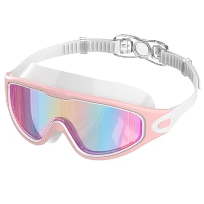 Abbildung von Ambienden Schwimmbrille Unisex Antibeschlag UV Schutz Taucherbrille Erwachsene GroßEr Rahmen HD Linse Professionelles FüR Schwimmen Tauchen Und Wassersport WP