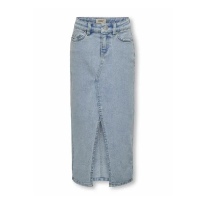 Abbildung von ONLY Girls MIDI Jeansrock für Kinder, Größe: 164, Light blue denim