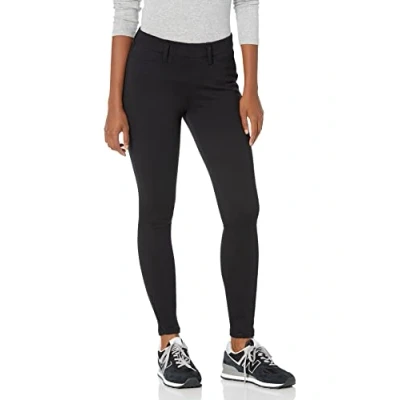 Abbildung von Amazon Essentials Damen Strick Jeggings zum Hineinschlüpfen (in Übergröße erhältlich), Schwarz, XXL Lang