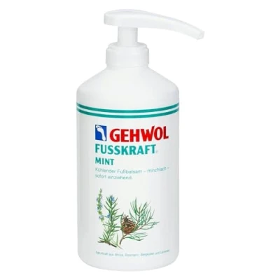 Abbildung von GEHWOL Fusskraft Mint, Kühlender Fußbalsam erfrischende Fußcreme, 500 ml mit Spender