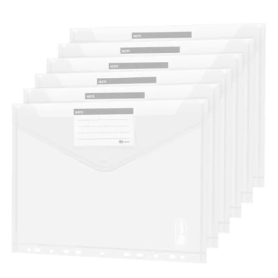 Abbildung von Agoer 36 pack dokumententasche a4 sichttasche dokumenten mappen brieftaschen tasche für dokument organisieren mit lochrand klettverschluss und etikettentasche