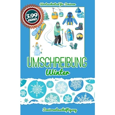 Abbildung von Umschreibung Winter: Seniorenbeschäftigung Rätsel (Wortsuchrätsel für Senioren, Band 2)