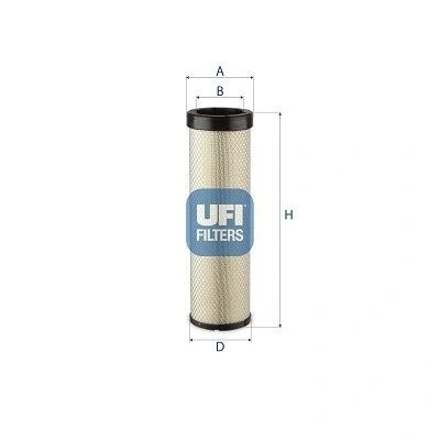Abbildung von UFI 27.B30.00 Sekundärluftfilter 131, 127mm