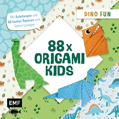 Abbildung von 88 x Origami Kids Dino Fun: Mit Anleitungen und bunten Papieren zum Sofort Loslegen