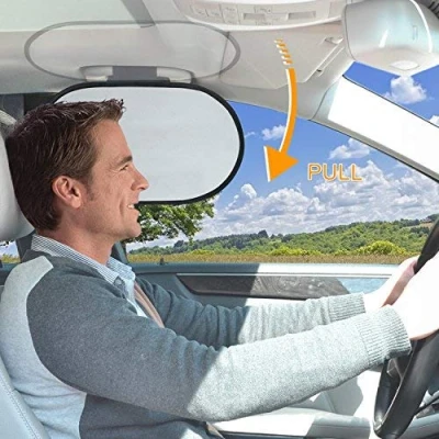 Abbildung von WANPOOL Auto Innenraum Haltegriff Sonnenblende &amp; Sonnenschutz für den Fahrer