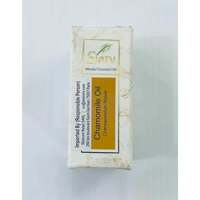 Abbildung von SVATV Ätherisches Kamillenöl für die Aromatherapie, Lufterfrischer in therapeutischer Qualität, natürlicher Duftöldiffusor Bäder, Haarpflege, Saunen, DIY Körperpflege und Yoga Massage, 10 ml