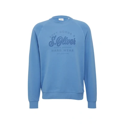 Abbildung von s.Oliver Sweatshirt, Herren, Größe: Small, Royalblau
