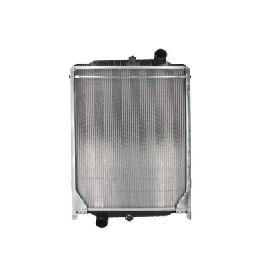 Abbildung von NISSENS 606366 Kühler, Motorkühlung Aluminium 715 560 42 mit Rahmen Kühlrippen gelötet