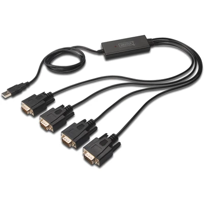 Abbildung von Digitus USB Adapter »USB 2.0 zu 4xRS232 Kabel«