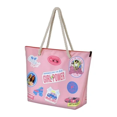 Abbildung von Barbie Malibu Soleil Strandtasche, Rosa, 52 x 37 cm