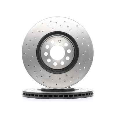 Abbildung von BREMBO XTRA LINE 09.7880.1X Bremsscheibe 312 25 5 gelocht/innenbel. beschichtet hochgekohlt mit Schrauben VOLKSWAGEN: Golf 4 Variant, kfzteile,