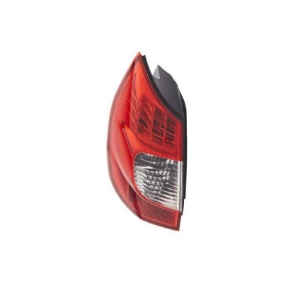 Abbildung von HELLA 2SK 009 467 111 Rückleuchte links LED, P21W, PY21W 12 glasklar, Rot mit Glühlampen Lampenträger RENAULT: SCENIC 2