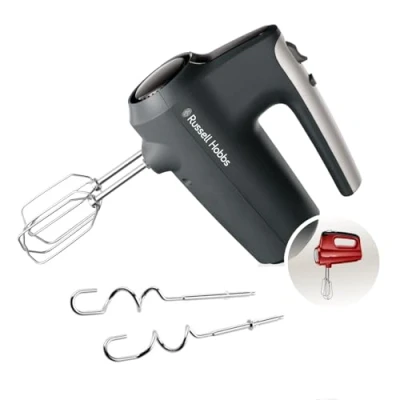 Abbildung von RUSSELL HOBBS Handmixer »Matte Charcoal 27151 56, Food Processor, 2,3 Liter Glasbehälter«, 185 W, anthrazit