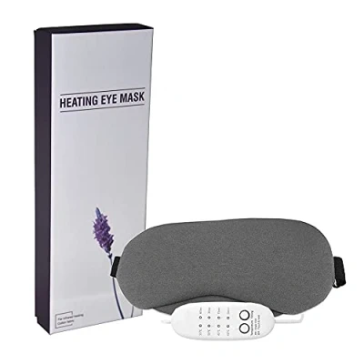 Abbildung von Beheizte Augenmaske, Wärmende Augenmaske zur trockenen Augen und Blepharitis Behandlung, Baumwoll Beruhigung müder Augen, MGD Styes Eye