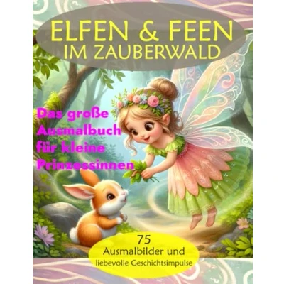 Abbildung von Elfen und Feen im Zauberwald Das Ausmalbuch für kleine Prinzessinnen (Elfen &amp; faszinierende jeden Anlass)