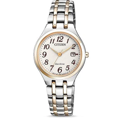 Abbildung von Citizen Damen Analog Solar Uhr mit Edelstahl Armband EW2486 87A