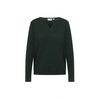 Abbildung von Cecil Imlook Langarmshirt, Damen, Größe: Large, Grün
