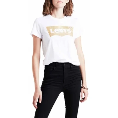 Abbildung von Levi&#039;s THE Perfect TEE Tshirt print, Damen, Größe: XS, Gold