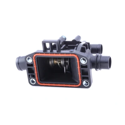 Abbildung von TOPRAN 723 013 Thermostatgehäuse mit Dichtung Thermostat, Sensor PEUGEOT: 207 Hatchback, 206 SW, FORD: FIESTA 5