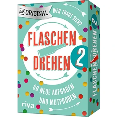 Abbildung von Flaschendrehen 2: 60 neue Aufgaben und Mutproben. Das Original Der Spieleklassiker für alle ab 12 Jahren. Perfektes Geschenk Geburtstag, Klassenfahrt Spieleabend