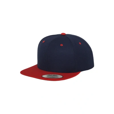 Abbildung von Flexfit Classic Snapback 2TONE Cap, Größe: One Size, Navy/red