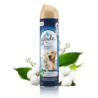 Abbildung von Glade Duftspray für langanhaltende Frische in allen Räumen, Lufterfrischer Spray, Refreshing Air, 1er Pack (1 x 300 ml)