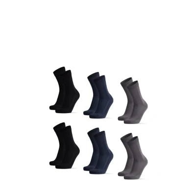 Abbildung von Danish Endurance 6PACK Ultrasoft Socken Black grey navy blue, Herren, Größe: 39 42, blue