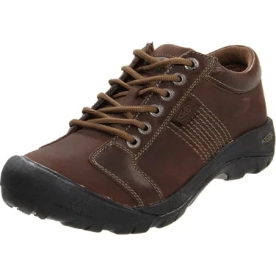 Abbildung von KEEN Herren Austin Low Leder Freizeitschuh, Chocolate Brown, 47 EU