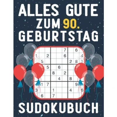 Abbildung von 90 geburtstag Geschenk Alles Gute zum 90. Sudoku: 150 Rätsel von leicht bis schwer Mit Lösungen Kleines Rätselbuch Verschenken ... Geschenke für Frau Mann