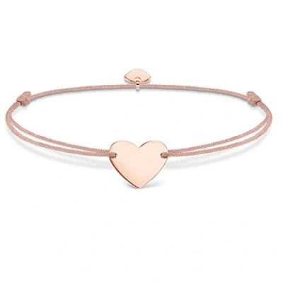 Abbildung von Thomas SABO Little Secret HERZ Armband rosegoldcoloured/beige, Damen, Größe: 20, Rosegold coloured/beige