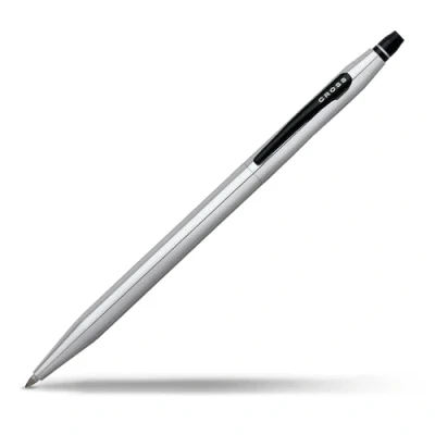 Abbildung von Cross Click Rollerball (Klick Mechanik, Schreibfarbe schwarz, nachfüllbar) Glanzchrom