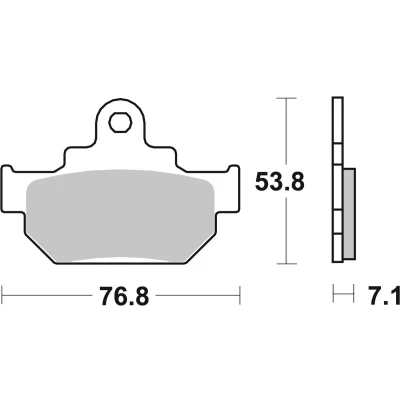 Abbildung von TRW Organic Allround MCB550 Bremsbelagsatz