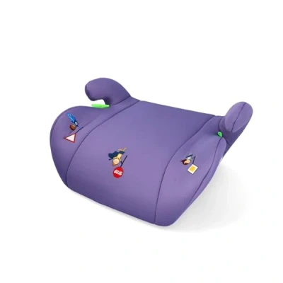 Abbildung von cartrend Kids Kindersitzerhöhung, Zertifiziert nach DIN ECE R129, für 125150 cm Körpergröße, verbesserter Seitenaufpallschutz, ergonomisch, lila