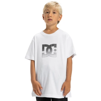 Abbildung von DC Shoes Tshirt print für Kinder, Größe: 128, White