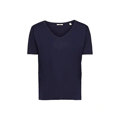 Abbildung von Esprit Sticht Tshirt basic, Damen, Größe: 34, Navy