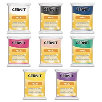 Abbildung von Cernit Pearl 8 x 56 g Packung, CE0860008K01