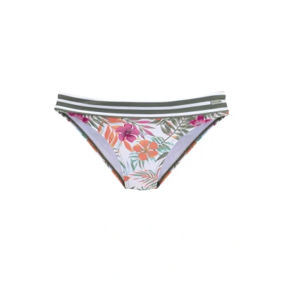 Abbildung von Venice Beach BAND Bikinihose, Damen, Größe: 34, Weiß bedruckt