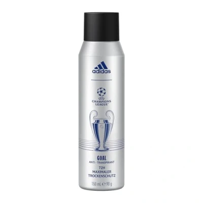 Abbildung von adidas UEFA Champions League Goal Edition Anti Perspirant Deodorant Spray, 72H Deo Schutz, grüner Fougère Duft mit natürlichen ätherischen Ölen für Männer, 150ml