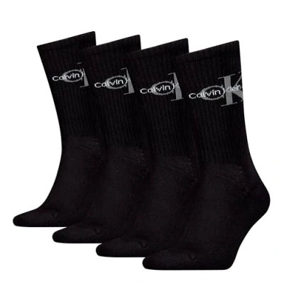 Abbildung von Calvin Klein Underwear MEN SOCK 4PACK Socken, Herren, Größe: 35 39, Black