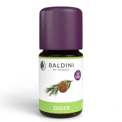 Abbildung von Baldini Zederöl Bio 100 % naturreines ätherisches Öl aus Cedrus atlantica demeter zertifiziert beruhigend &amp; stärkend 5 ml