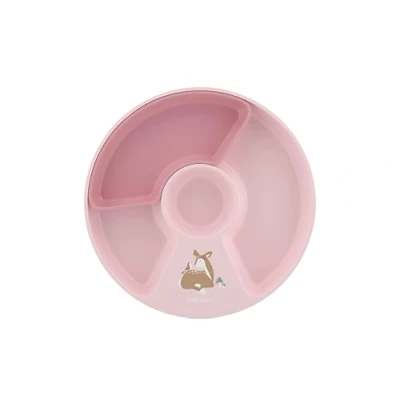 Abbildung von Mepal Kinderteller Mit Unterteilung Mio Little Dutch Hohe Kanten/Ecken für Schöpfen Anti Rutsch Boden Fach zur in 2, 3 oder 4 Teile Mikrowellengeeignet Fairy Garden