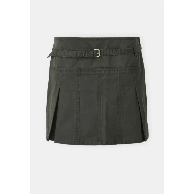 Abbildung von ONLY Onldeen Coated Skirt Alinienrock, Damen, Größe: Large, Black washed
