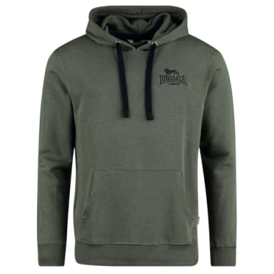 Abbildung von Lonsdale Normale Passform Maywick Kapuzenpullover, Herren, Größe: XL, Olive black