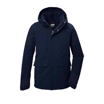 Abbildung von killtec Herren Funktionsjacke/Outdoorjacke mit abzippbarer Kapuze KOW 81 MN JCKT, dunkelnavy, M, 41846 000
