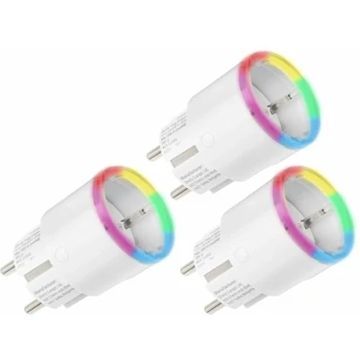 Abbildung von SHELLY WLAN Steckdose Plug S Gen3, Matter, weiß, 3 Stück