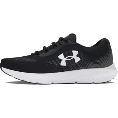 Abbildung von Under Armour Charged Rogue 4 Laufschuh Neutral, Herren, Größe: 42, Black white Schuhe