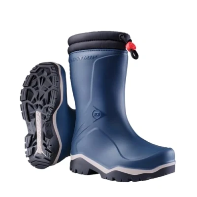 Abbildung von Dunlop Blizzard gefütterte Herren Gummistiefel, Blau (Blue/Grey/Black), 31 EU