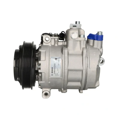 Abbildung von BOSCH 1 986 AD1 242 Kompressor 12V PAG 46 R134a mit Montageanleitung, Dichtring